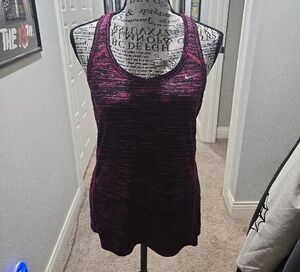 Nike Hot Pink Fitted Tank Top